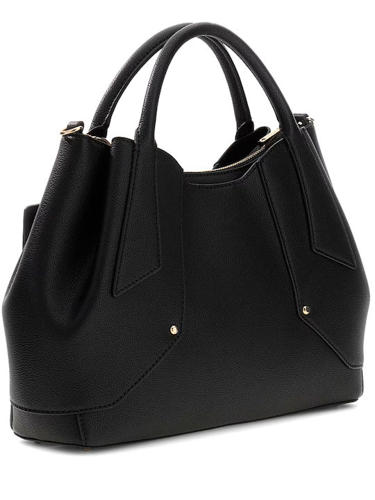 Guess Girlfriend Satchel Γυναικεία Τσάντα από Συνθετικό Δέρμα