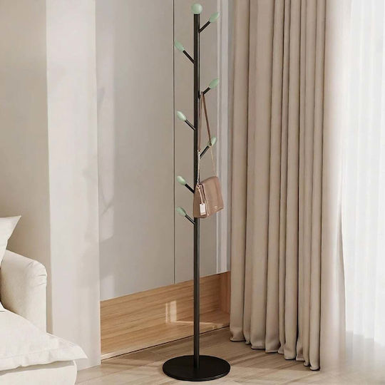Cuier Pom Metalic Negru x29x170cm