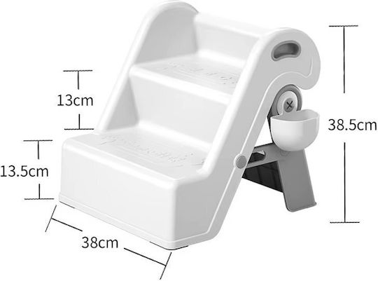 Little Mom Foldstep Suport Pentru Copii Roz Pliabil Cu Două Trepte Compact Design Ergonomic Mâner Integrat Accesoriu Practic Detasabil