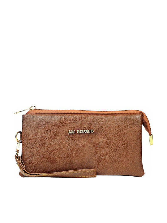 Leather Women's Wallet Tabac Brown AG270-270-tabac