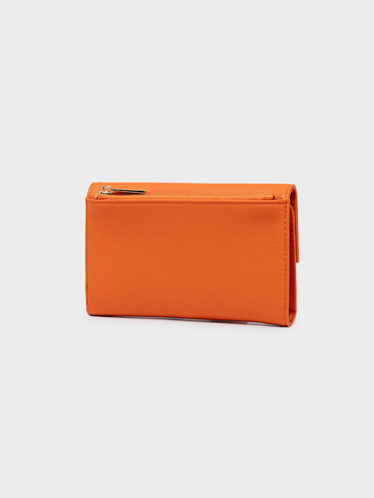 Large Women's Orange Wallet