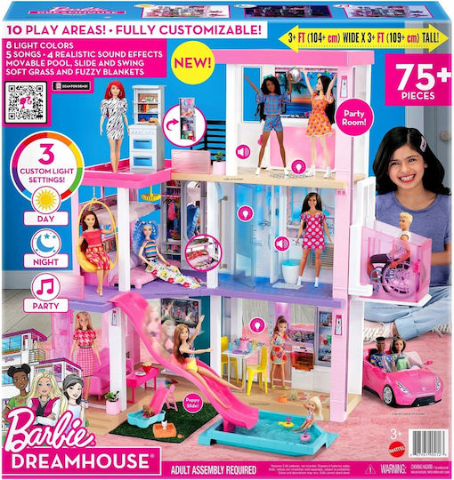 Barbie Dreamhouse New Πλαστικό Κουκλόσπιτο 109εκ.