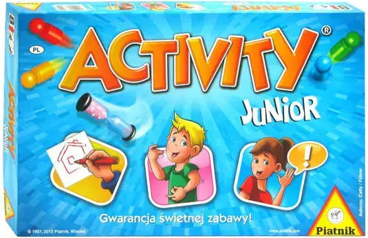 Board Game Activity Junior for 2-3 Players 8+ Years Old (PL) Piatnik