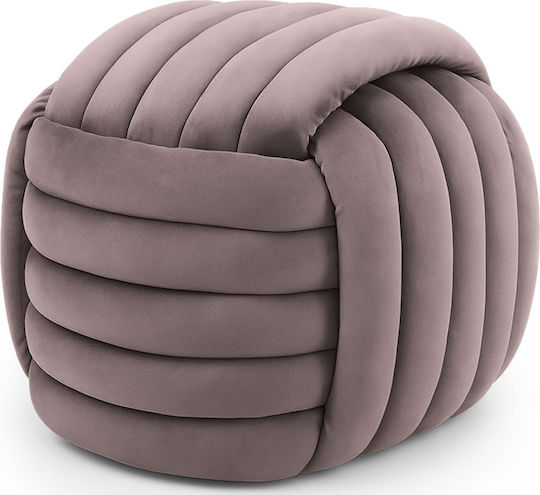 Living Room Stools Upholstered with Velvet Powder Pink 53x50x43cm