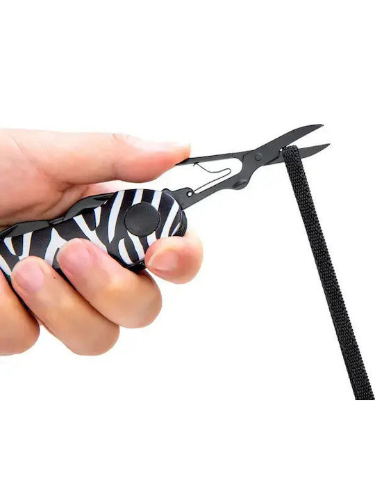 Munkees Mehrzweckwerkzeug Messer Zebra 2548