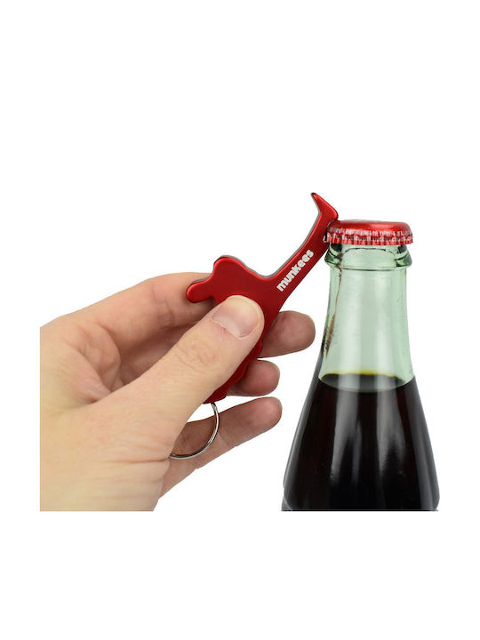 Munkees Athlete Bottle Opener Martial Arts Keychain 3499