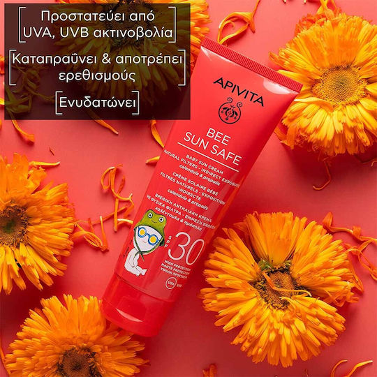 Apivita Bee Sun Safe Waterproof Baby Sunscreen Emulsion SPF30 100ml