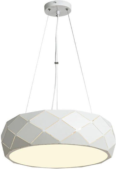 Light Prestige Κρεμαστό Φωτιστικό Λευκό 47x120x120εκ. Light Prestige Κρεμαστό Φωτιστικό Λευκό 47x120x120εκ.