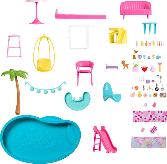 Barbie Dreamhouse Πλαστικό Κουκλόσπιτο 114εκ.