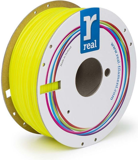 Real Filament PLA 3D Drucker Filament 1,75mm Fluoreszierendes Gelb 1kg