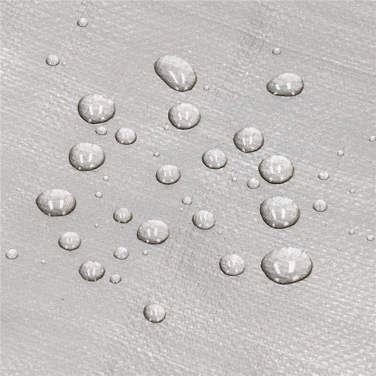 Waterproof Tarpaulin 260gr/m² 4x3m Heavy Duty Gray