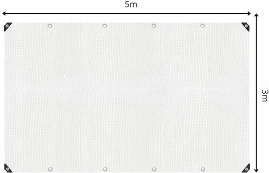 Водоустойчив Покривка 100гр/м² 5x3м Прозрачен