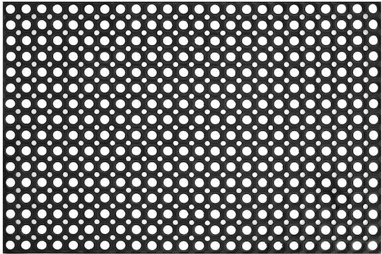 Covoraș De Intrare Antiderapant Din Cauciuc Negru 90x60cm Grosime 9mm