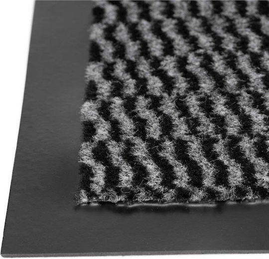 Pată de Intrare Antiderapantă Neagră 90x60 cm Grosime 4 mm