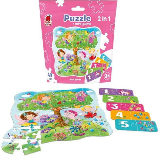 Παιδικό Puzzle Μαγικό Δάσος για 3+ Ετών 49pcs Roter Kafer