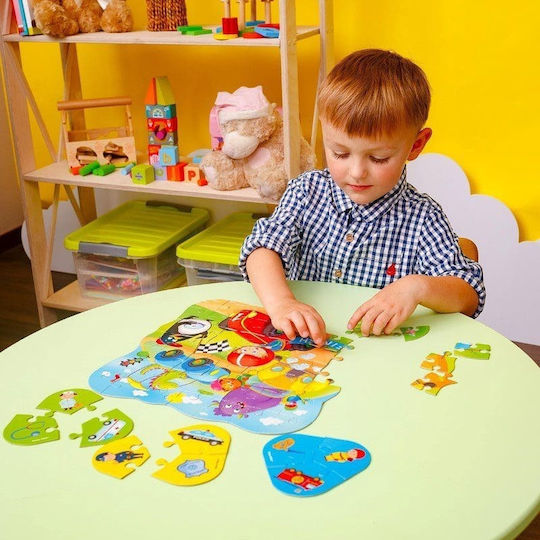Παιδικό Puzzle Μαγικό Δάσος για 3+ Ετών 49pcs Roter Kafer