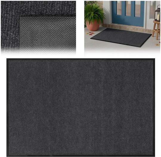 Pată de Intrare Antiderapantă Neagră 150x90 cm Grosime 4 mm