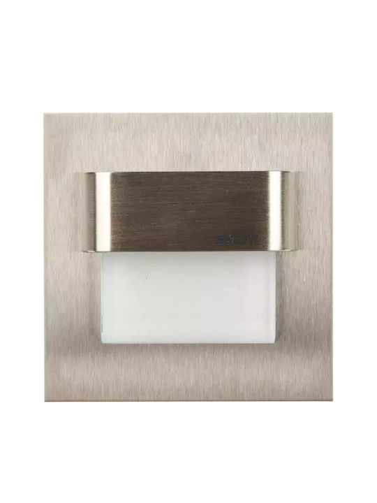 Skoff Iluminat Exterior Montat Pe Perete Led Încorporat IP66 0.8W Cu Lumină Alb Cald