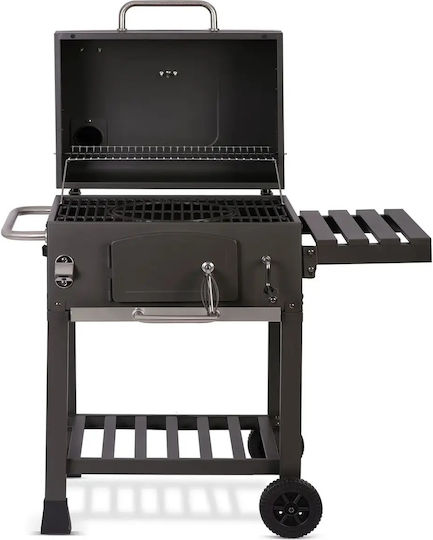 Smartic Grătar cu Cărbune din Inox cu Termometru 43x43cm