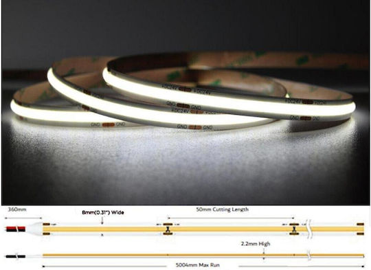 LED Strip 24V 5m Type COB