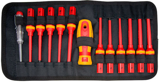 Topmaster Topmaster Electrician Screwdriver Set 13 Pieces 1000V
