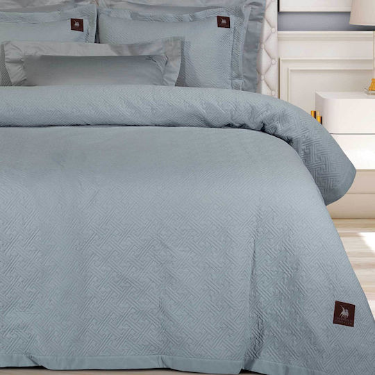 Coverlet 240x250 King Greenwich Polo Club Essential 4450 Gray 100% Microsatin