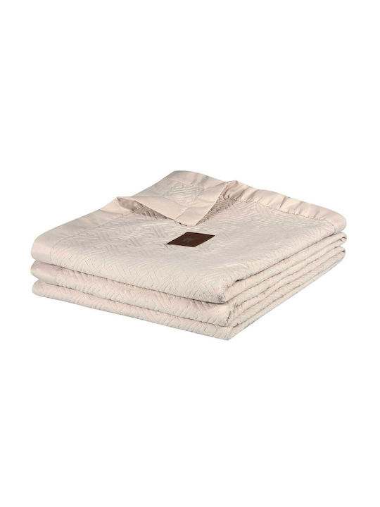 Κουβερλί 240x250 King Greenwich Polo Club Essential 4451 Beige 100% Microsatin