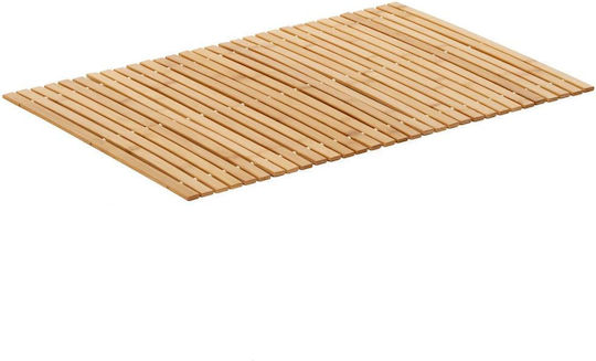 Covor Antiderapant De Baie Din Lemn Natural Brown 50x80 Cm