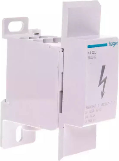Hager Power Distribution Block 1P 125A Busbar KJ02D