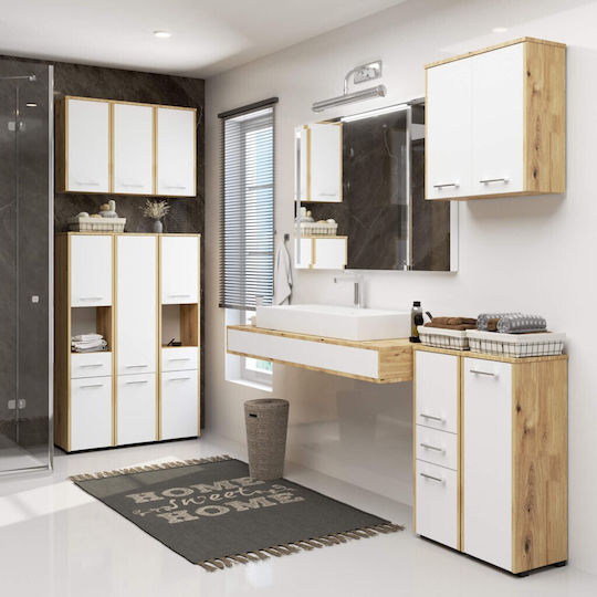 Akord Furniture Factory Dulap De Baie 30x30x85cm Stejar