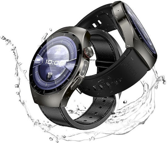 Hoco Y40 Aluminium 48mm Smartwatch mit Herzfrequenzsensor Schwarz