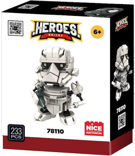 Nice Блокчета White Soldier за 6+ години години 233бр