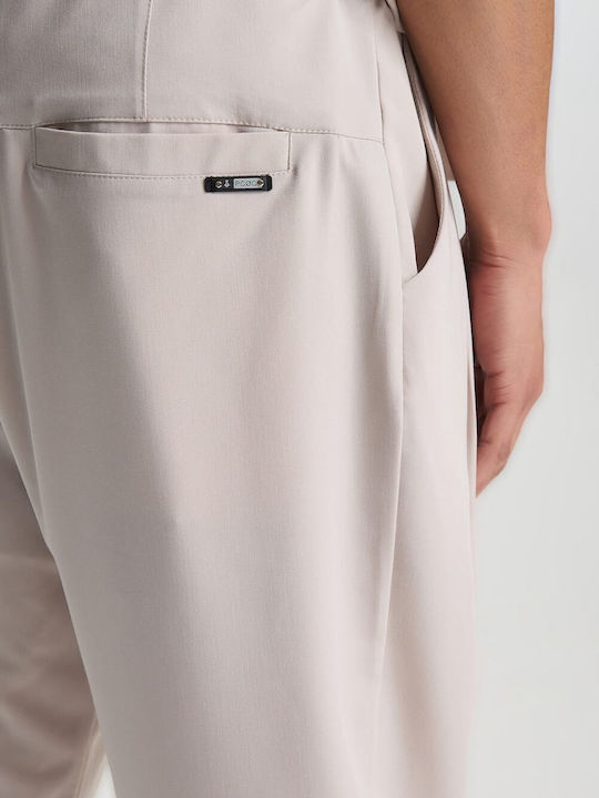 Herrenhosen in Regulär Passform Beige