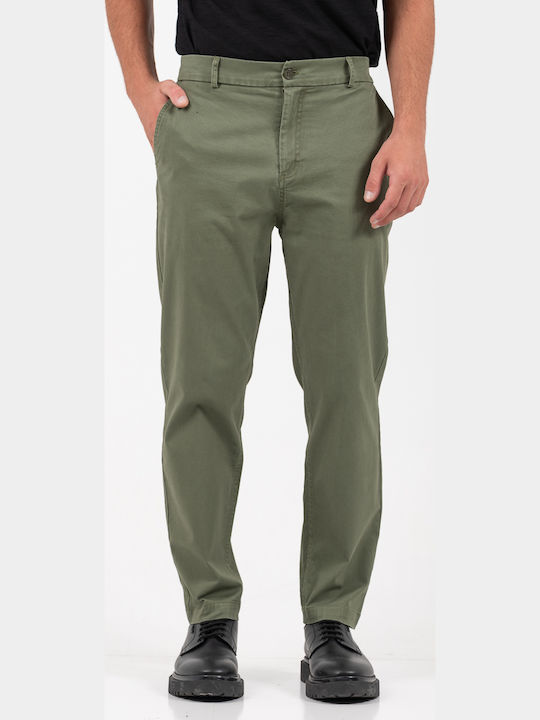 Herrenhosen Elastische Lose Khaki