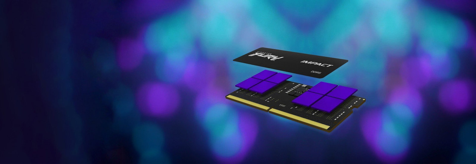 Kingston Fury Impact DDR5 32GB RAM με 2x16GB Modules και Ταχύτητα 6000 για Laptop