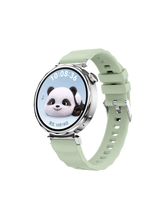 Silicone Strap Silver (Xiaomi Watch S4 41mm Huawei Watch GT 6 41mm)