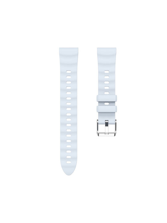 Λουράκι Σιλικόνης Ασημί (Xiaomi Watch S4 41mmGarmin Venu 3SHuawei Watch GT 6 41mm)