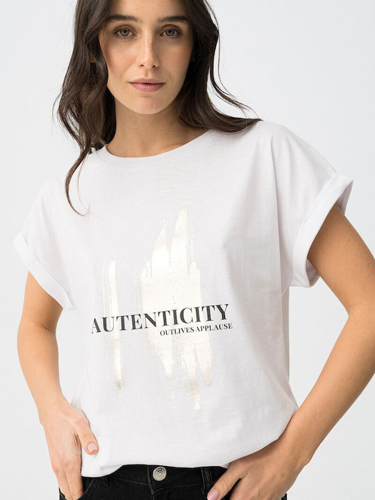 Γυναικείο T-shirt Λευκο