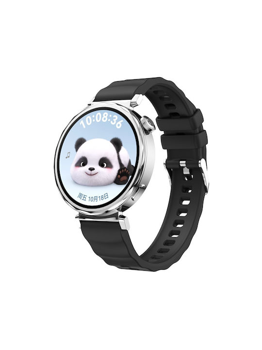 Silicone Strap Silver (Apple Watch 38/40/41/42mm Xiaomi Watch S4 41mm Garmin Venu 3S Huawei Watch GT 6 41mm)