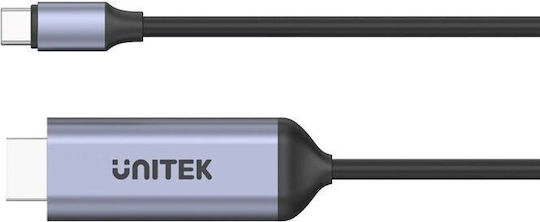 Unitek HDMI Cable Male - USB-C Male 1.8m Black