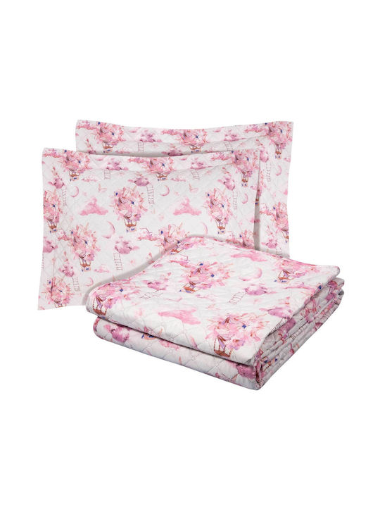 Das Home Παιδικό Κουβερλί Μονό 8864 Pink 160x240εκ.