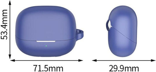 Θήκη Σιλικόνης με Γάντζο σε Μαύρο χρώμα για Xiaomi Buds 5 Pro