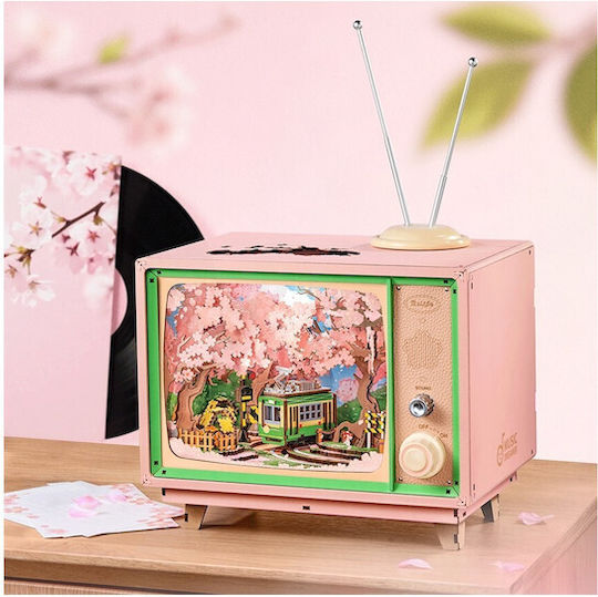 Robotime Wooden Construction Toy Rolife Sakura Dreamy Tour For Children 14+ Years