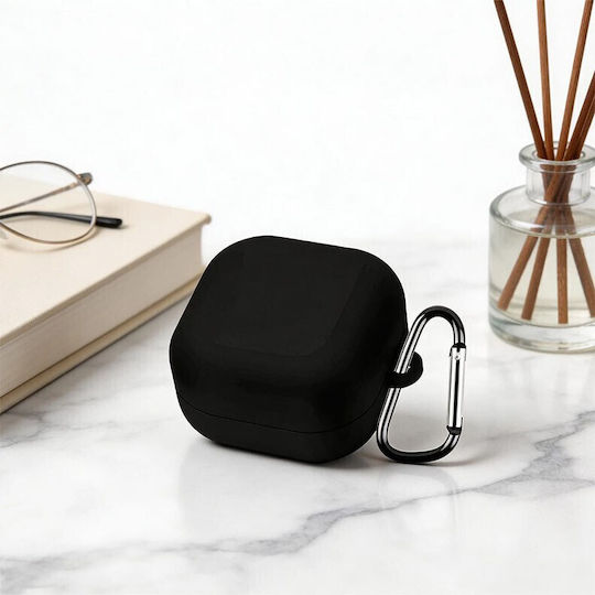 Silicone Case With Hook In Green Colour For Galaxy Buds4 / 4 Pro