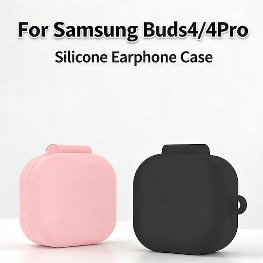 Silicone Case With Hook In Green Colour For Galaxy Buds4 / 4 Pro