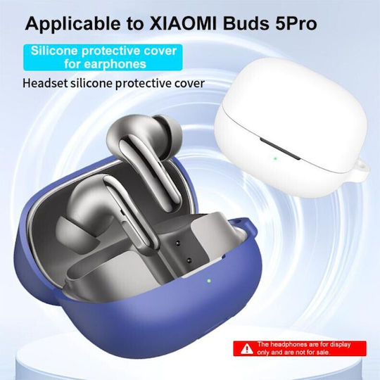 Silikonhülle Mit Haken In Blau Für Xiaomi Buds 5 Pro