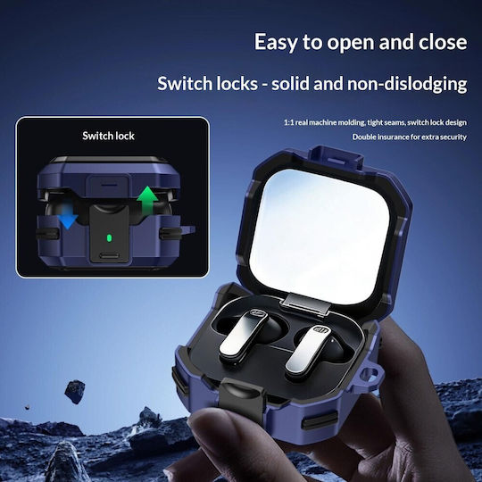 Θήκη σε Μαύρο χρώμα για Galaxy Buds4 / 4 Pro