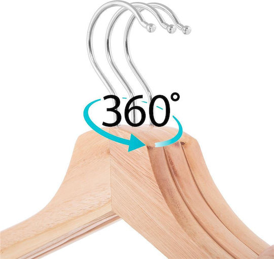 Clothes Hanger Beige 30 Pieces