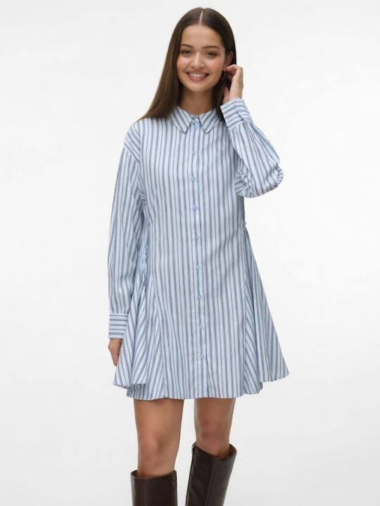 Summer Mini Shirt Dress Skyway
