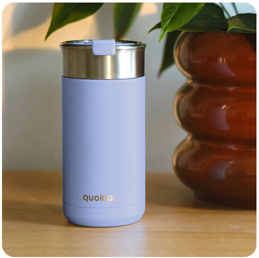 Quokka Tumbler Καφέ Θερμός Boost Μπλε Ντένιμ 400ml – 40083